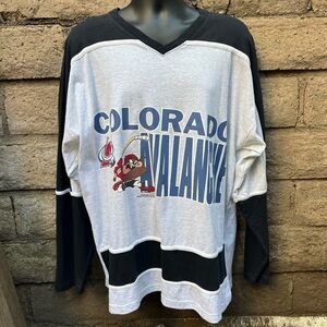 Colorado Avalanche Looney Tunes Taz Jersey
